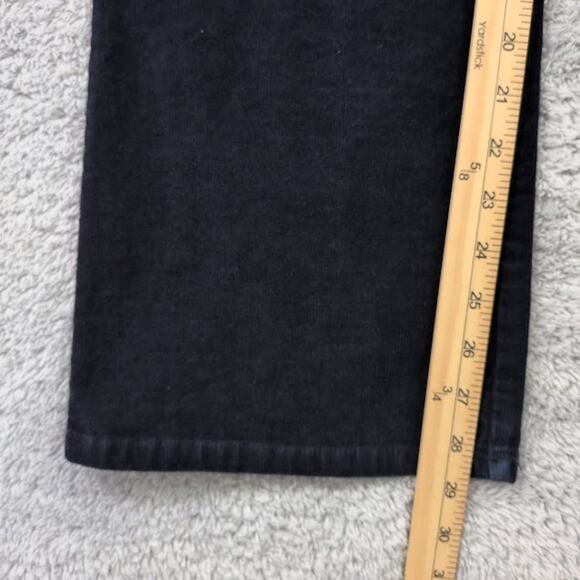 St. John's Bay Women's Corduroy Pants 14P Petite Bootcut Navy Blue Casual Fall - Picture 6 of 10